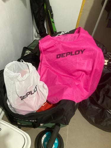 Customer photo review of Deploy Training Bib - White