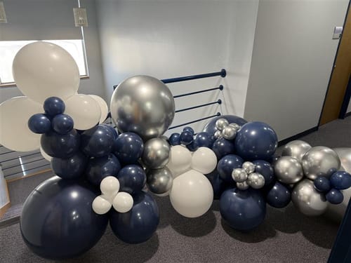 Customer photo review of We Them Boys Balloon Garland Kit