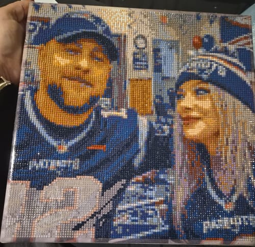 Customer photo review of Diamond Painting - Custom Photo