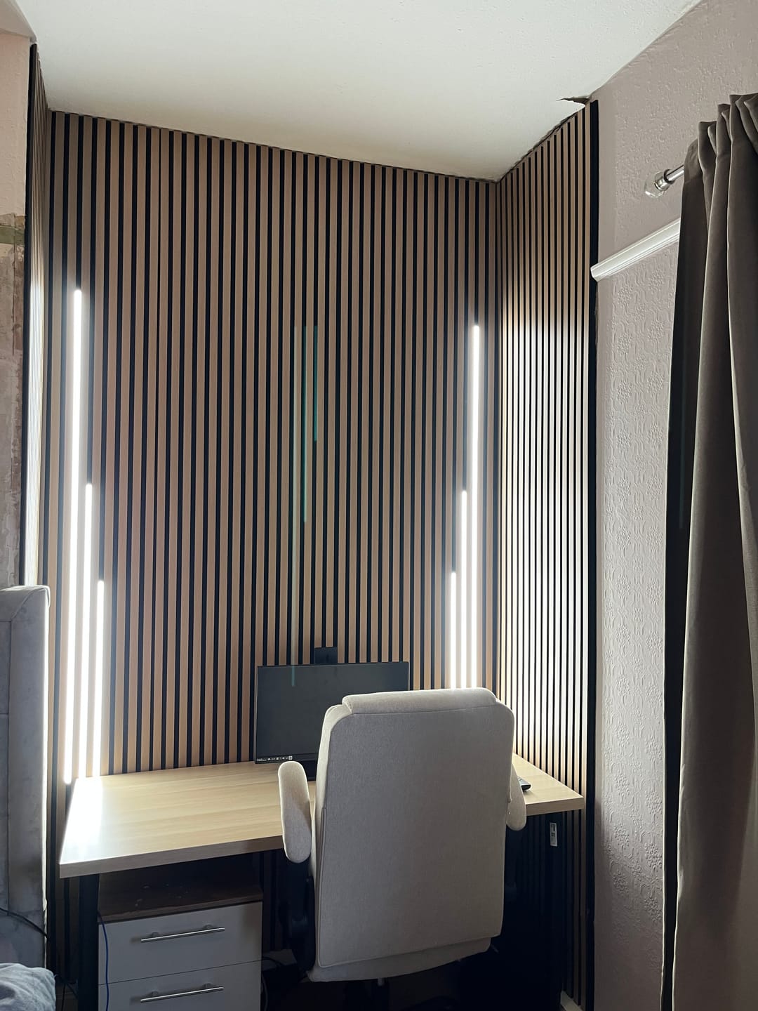 Customer photo review of Wall Panel LED Lighting Strip Kit