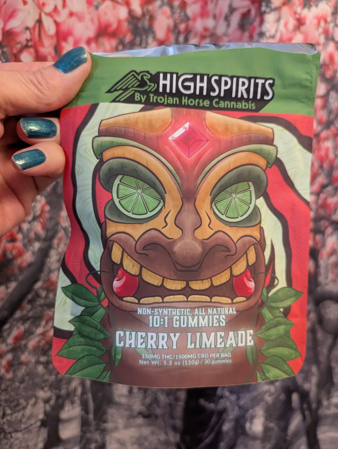 Customer photo review of Cherry Limeade Gummies 10:1 5mg