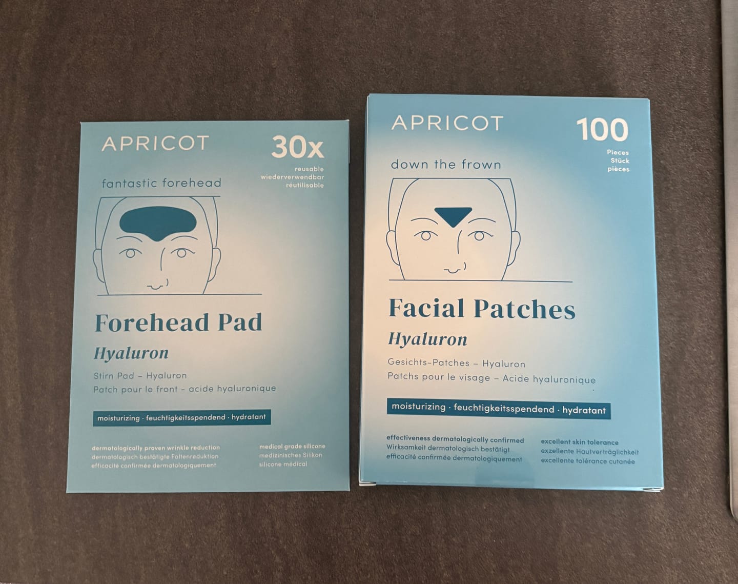 Customer photo review of Stirn Pad mit Hyaluron