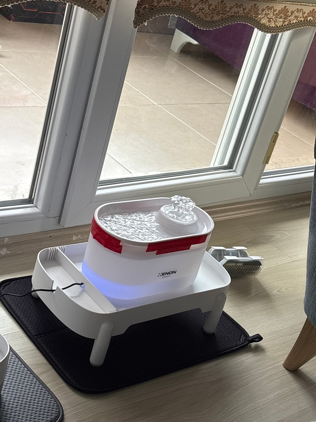 Customer photo review of Mama Standı | Çok Fonksiyonlu, Ayarlanabilir, Kedi ve Köpek Uyumlu, Mama Kabı Standı (X8788)