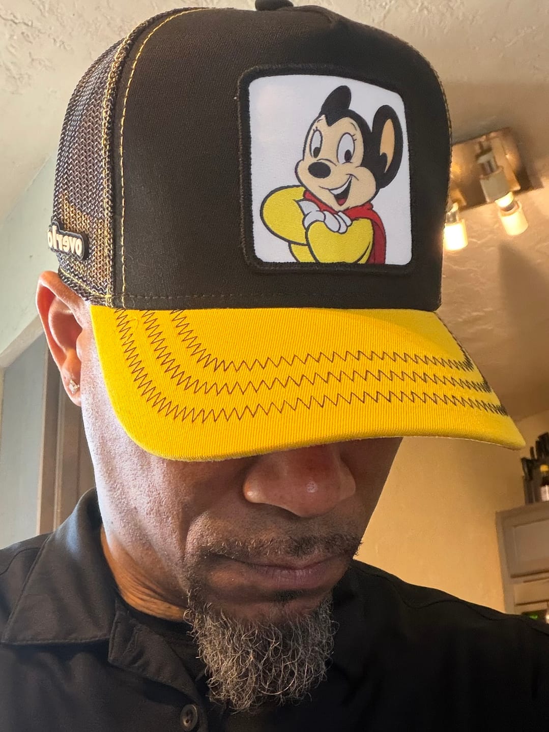 Customer photo review of OVERLORD X Mighty Mouse: Mighty Mouse Trucker Cap