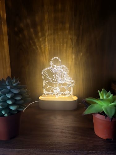Customer photo review of Lampiece Lamp