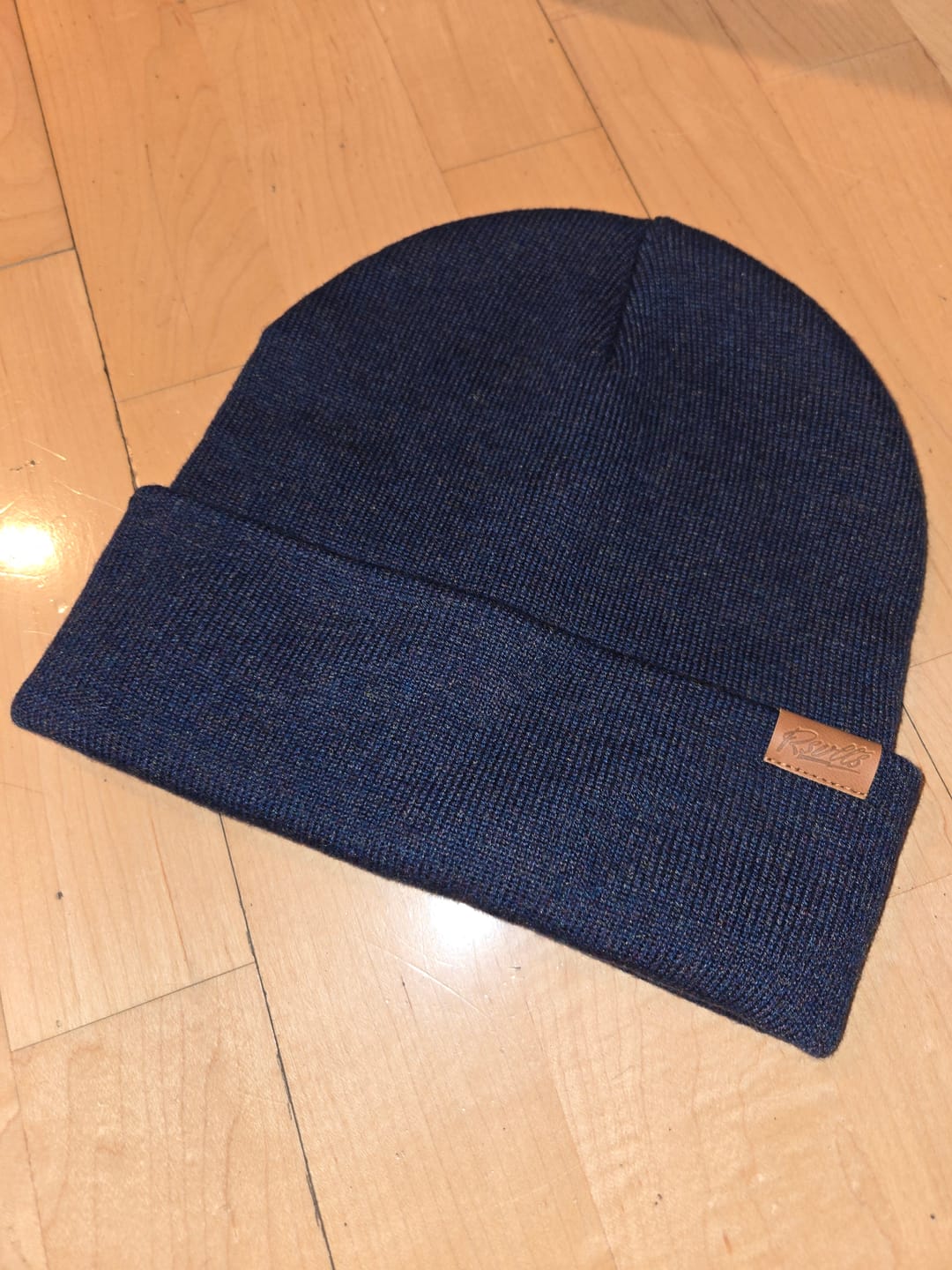 Customer photo review of Classic Blend RSVLTS Navy Beanie