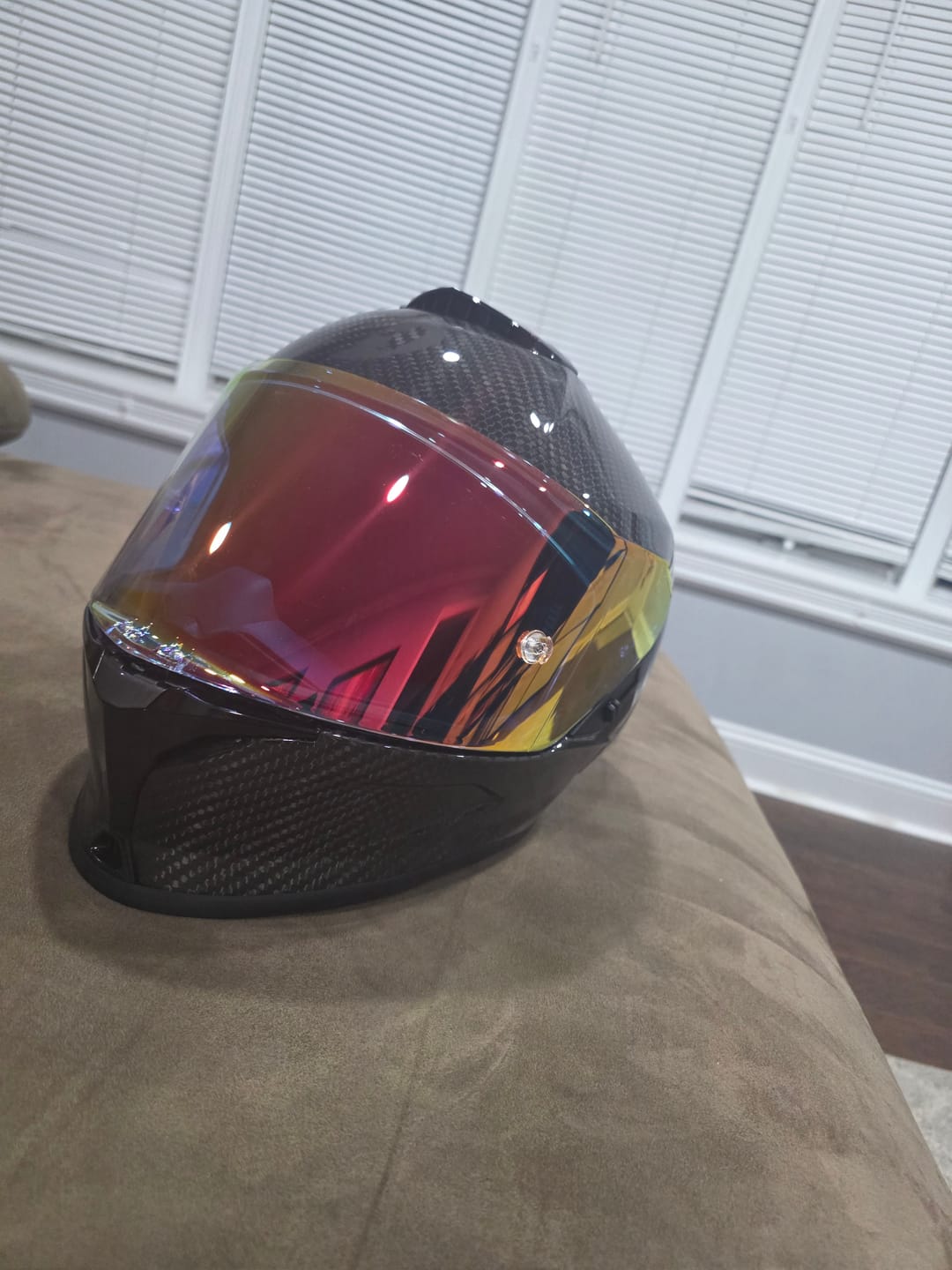 Customer photo review of D.O.T. & ECE Daytona Viper- Grey Carbon Fiber