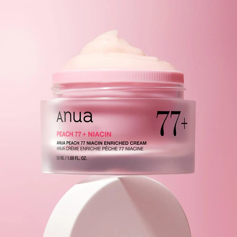Customer photo review of Ādu mīkstinošs krēms sejai ar persiku ekstraktu un niacinamīdu Anua Peach 77 Niacin Enriched Cream