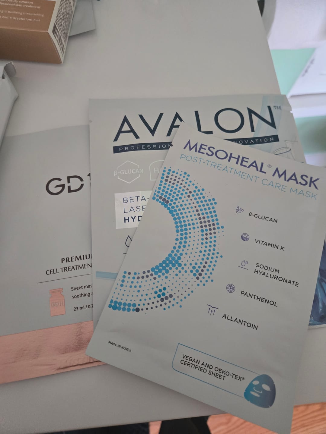 Customer photo review of Mesoheal Post-Treatment Mask