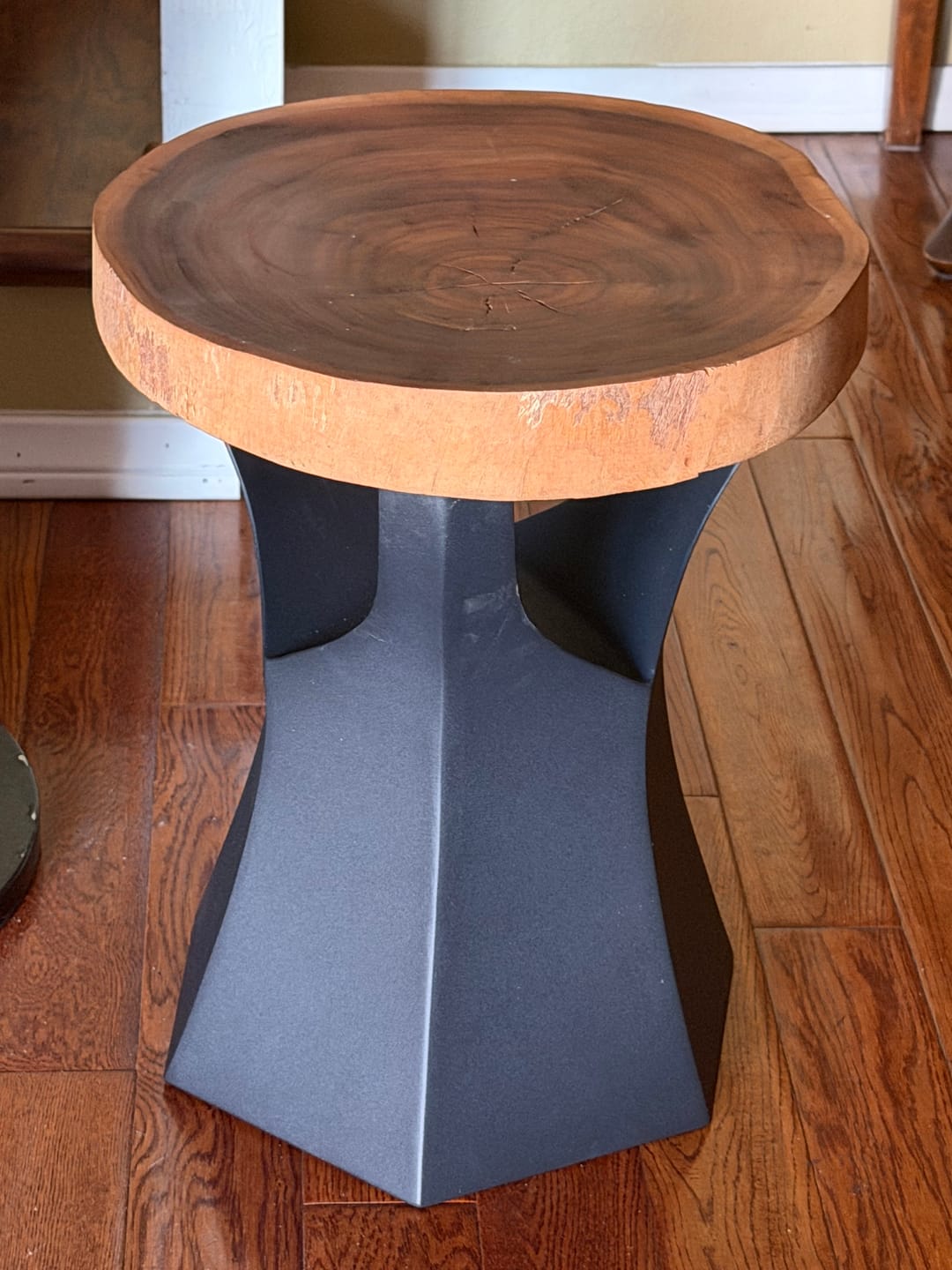Customer photo review of Coffee Table Base 106B Namu 16" H Mid-Century Style for DIY Projects