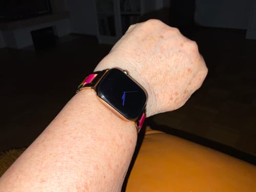 Customer photo review of Apple Watch Metallarmband "Gaia"