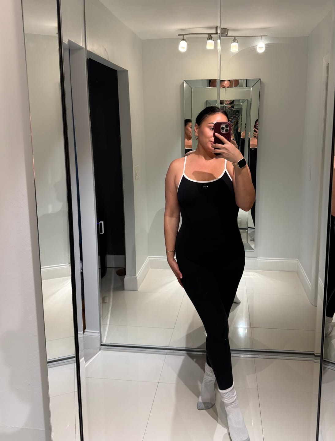 Customer photo review of The Onesie / Black-Cream