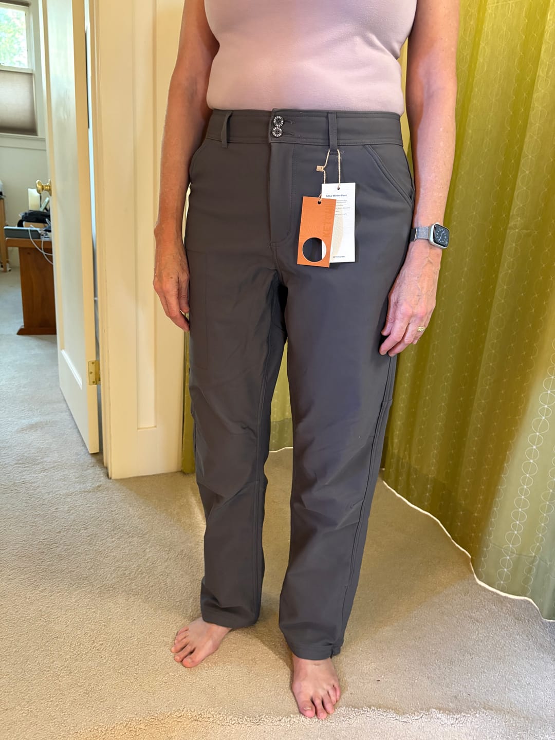 Customer photo review of Women's Fleece Lined High Rise Sitka Winter Pants