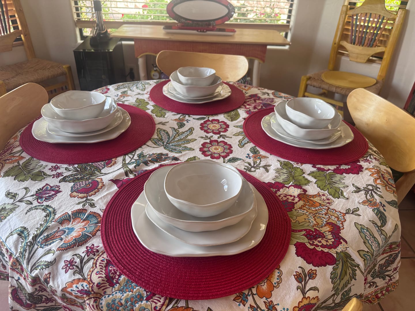 Customer photo review of 16-Piece Stoneware Set-Pearl White