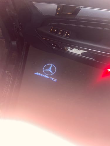 Customer photo review of MERCEDES DOOR LIGHTS