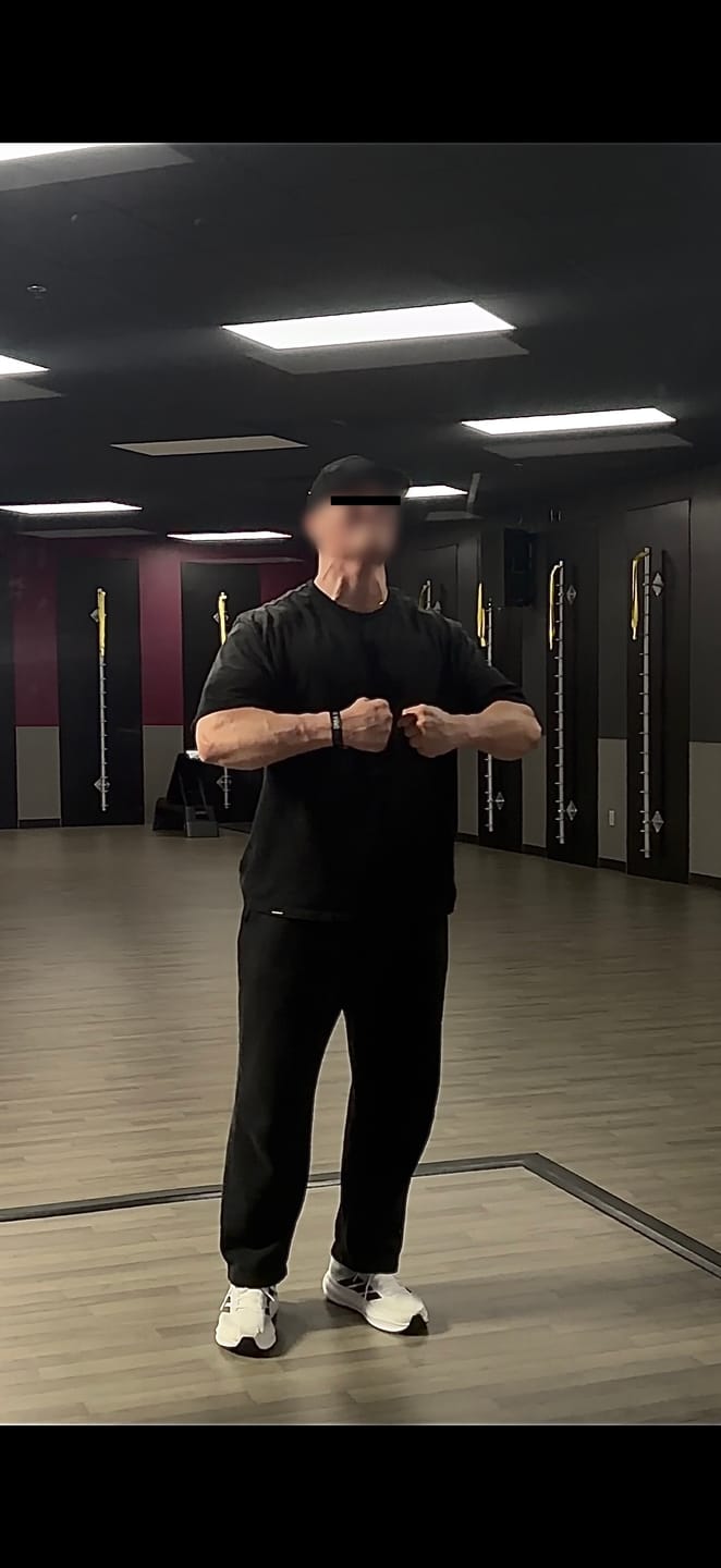 Customer photo review of 4285 - Gold's Iron Legacy Shadow Tees