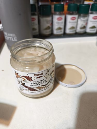 Customer photo review of 10 Vasi di Legumi Decorticati Cotti a Vapore da 300 gr