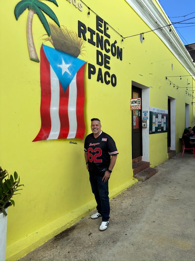 Customer photo review of Puerto Rico Heritage Custom Baseball Jersey
