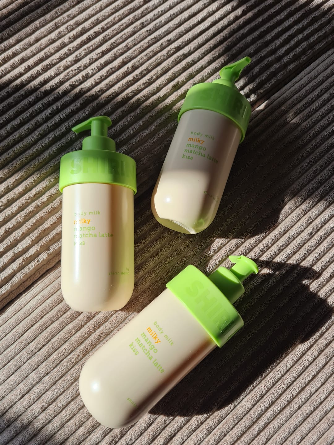 Customer photo review of Body Milk Milky Mango Matcha Latte Kiss