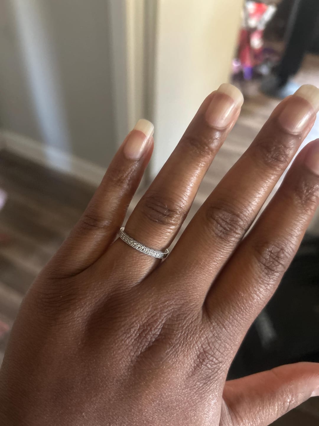 Customer photo review of Fortitude Princess Ring Set