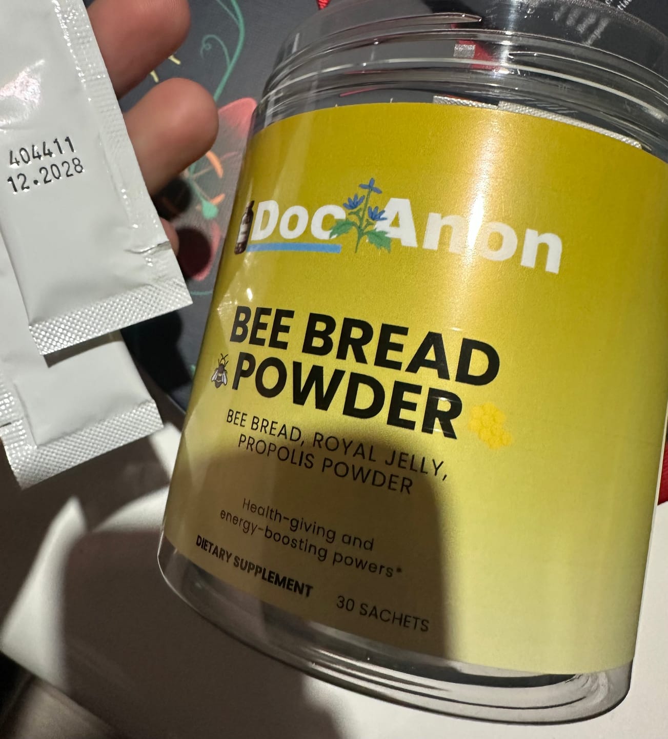 Customer photo review of Bee Bread Powder
