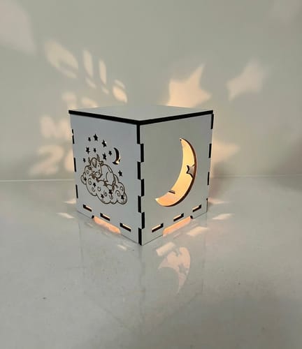 Customer photo review of Laser cut decorative candle holder 6 bundle svg file