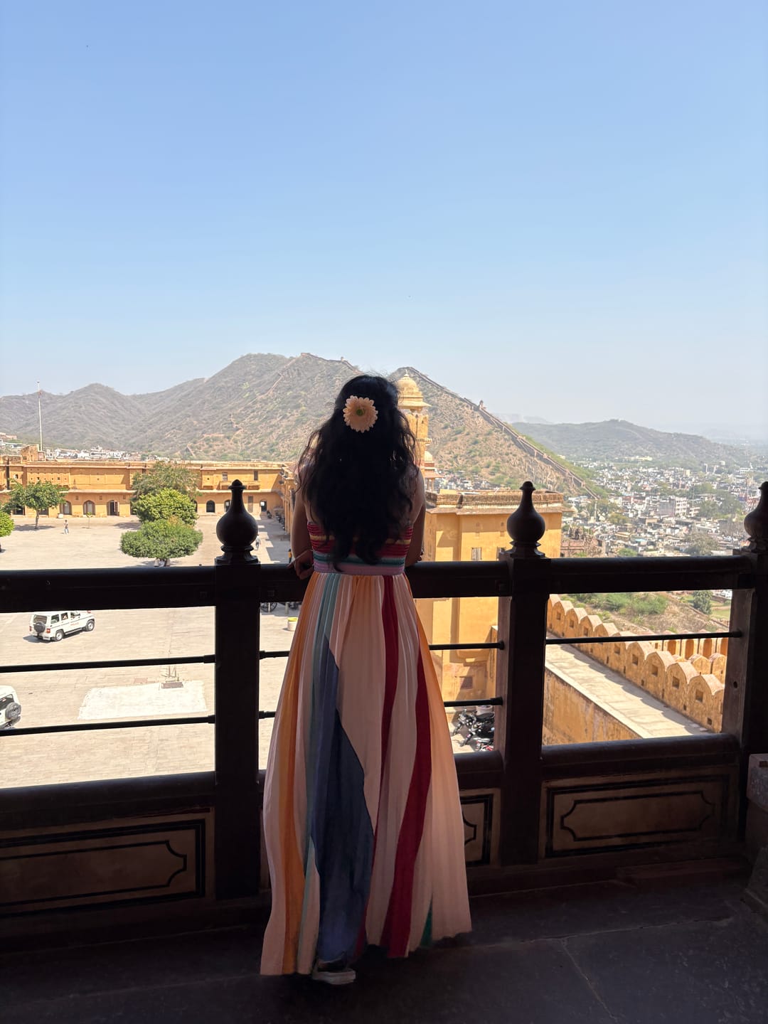 Customer photo review of Mulberry Offshoulder Pleated Maxi Dress In Multicolor