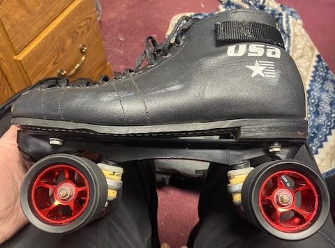 Customer photo review of Royal Assassin Indoor Roller Skate Wheels