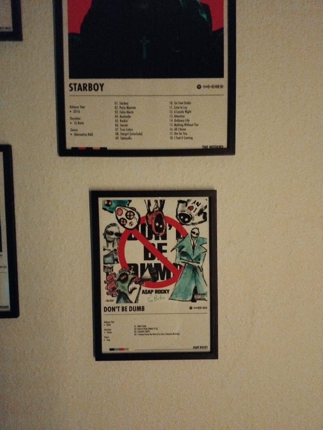 Customer photo review of A$AP Rocky - Don't Be Dumb | Album Cover Poster