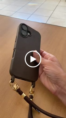 Avaliação com vídeo de um cliente sobre Cordinha Nora | Marrom Café DOURADA