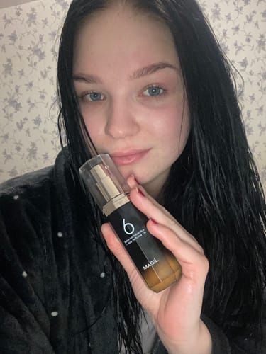 Customer photo review of Mitrinoša parfimētā eļļa matiem Masil 6 Salon Lactobacillus Hair Parfume Oil Moisture