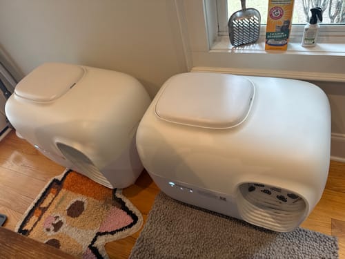 Customer photo review of Self-Cleaning Litter Box