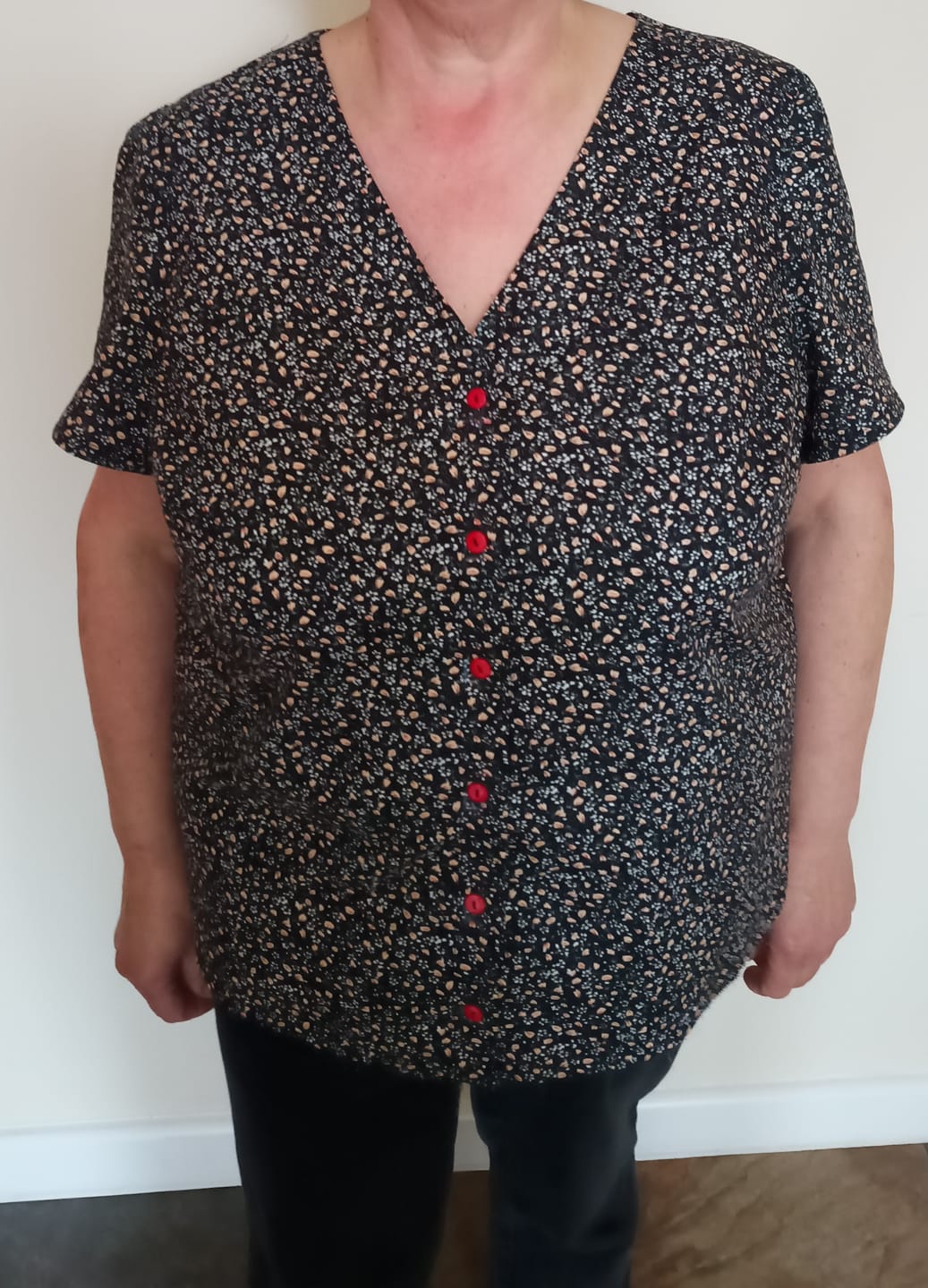 Customer photo review of Mini Tulips Cotton Poplin Fabric