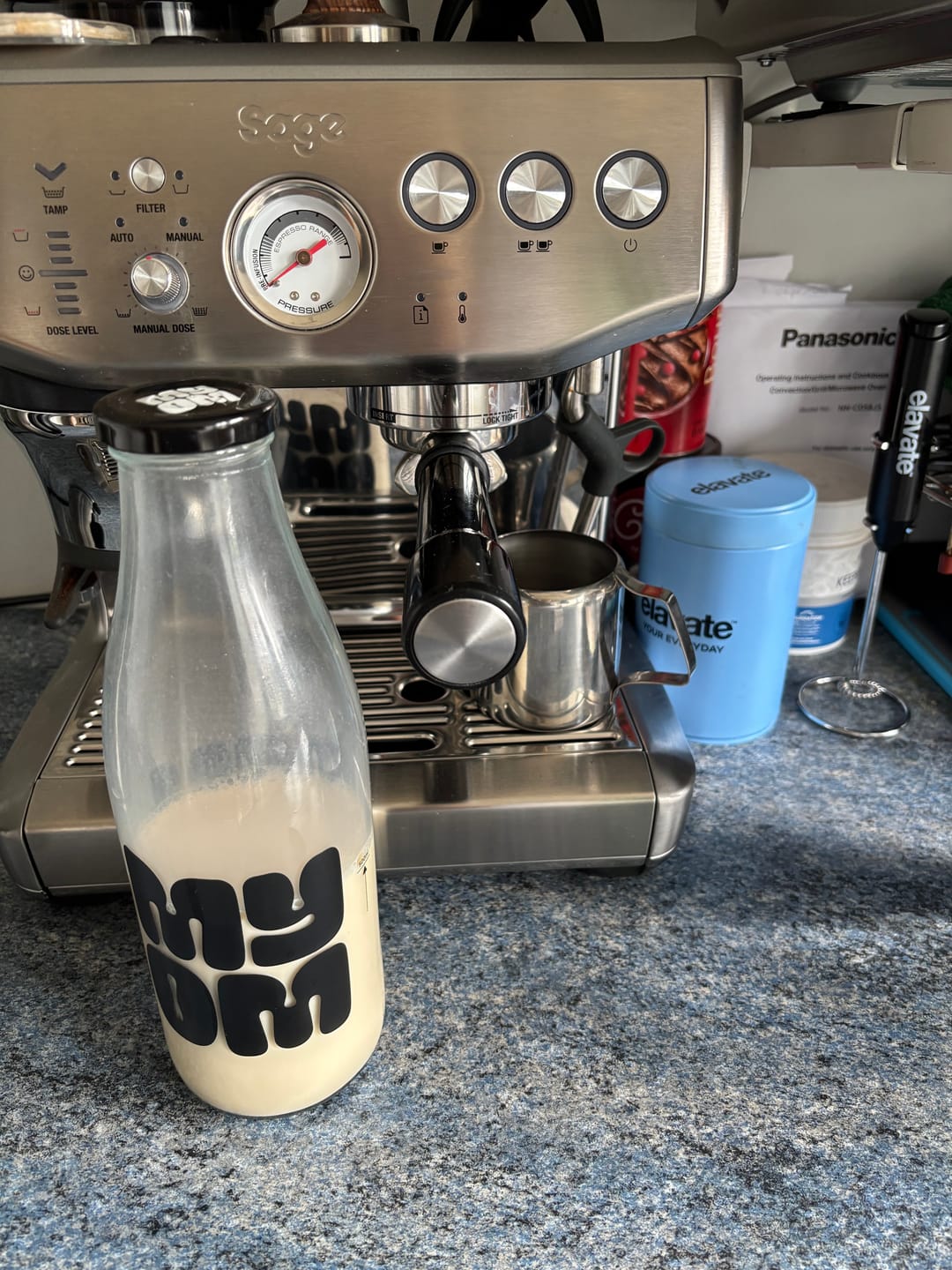 Customer photo review of MYOM 1L Barista Oat Drink Value Bundle