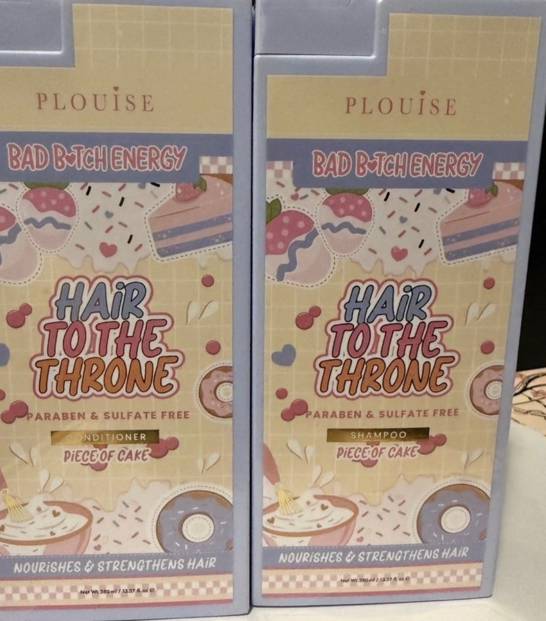 Customer photo review of Hair To The Throne Shampoo & Conditioner Bundle