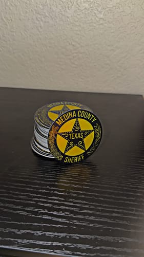 Customer photo review of 100 2.5" Custom Holographic Stickers