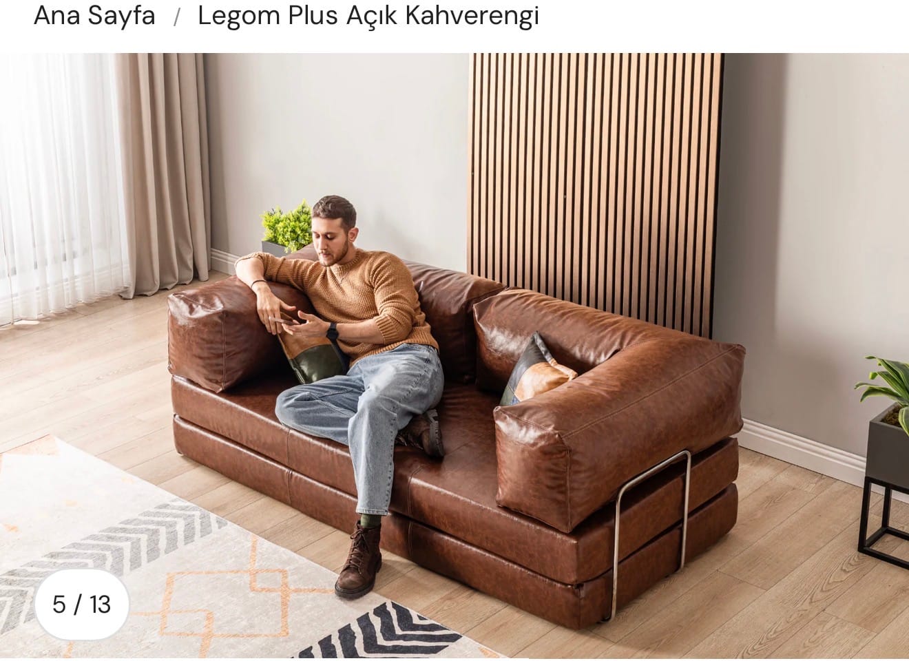 Customer photo review of Legom Plus Açık Kahverengi