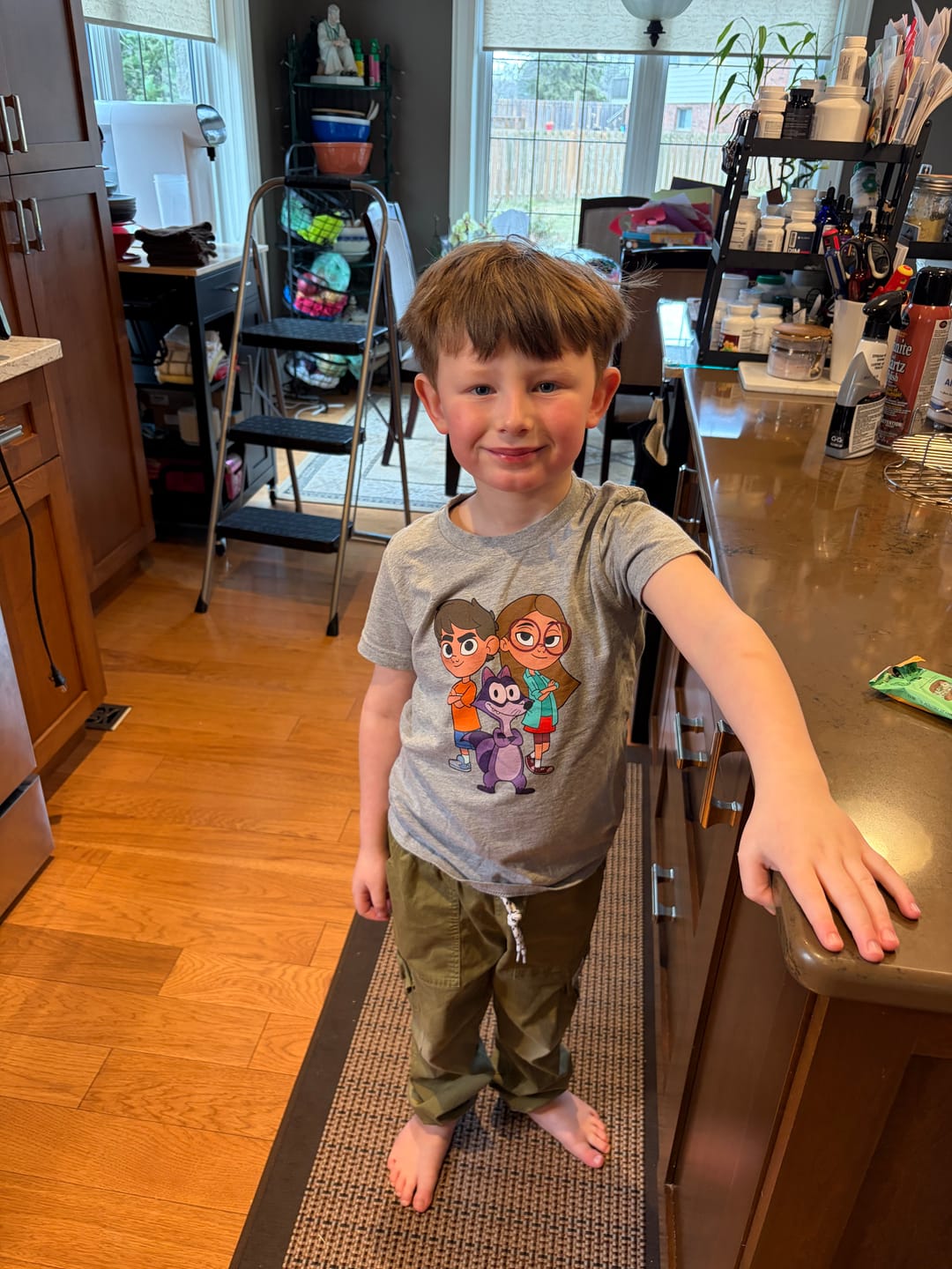 Customer photo review of Tuttle Twins Trio Shirt - Youth