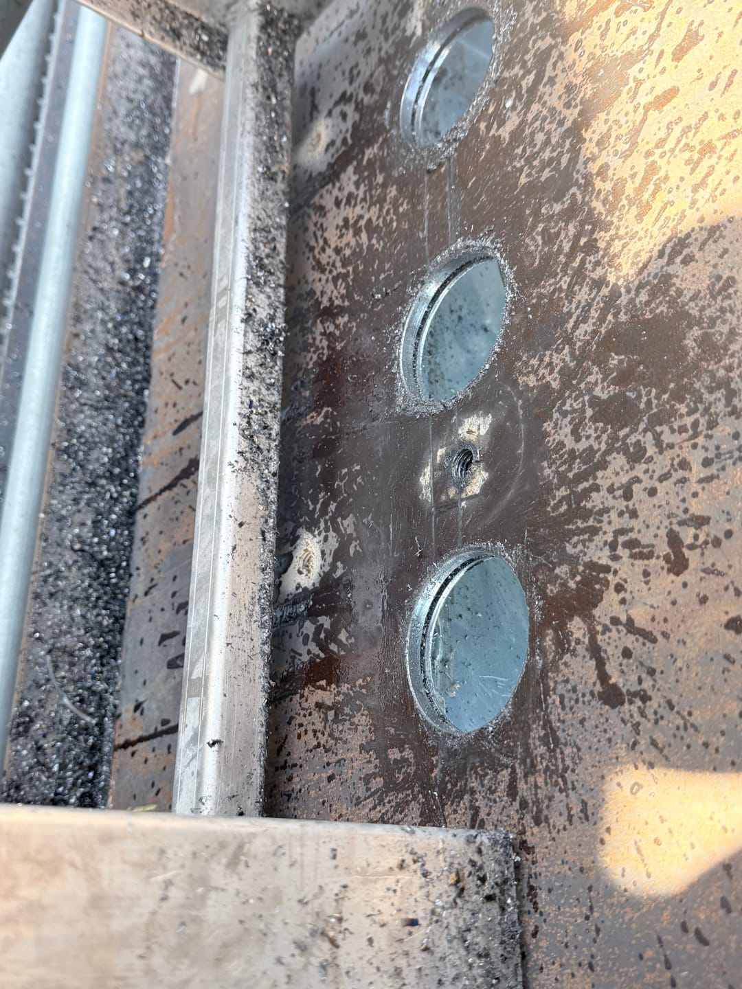 Customer photo review of 9/16 inch - 2-15/16 inch. Carbide Shallow Hole Saw for Hard Metal