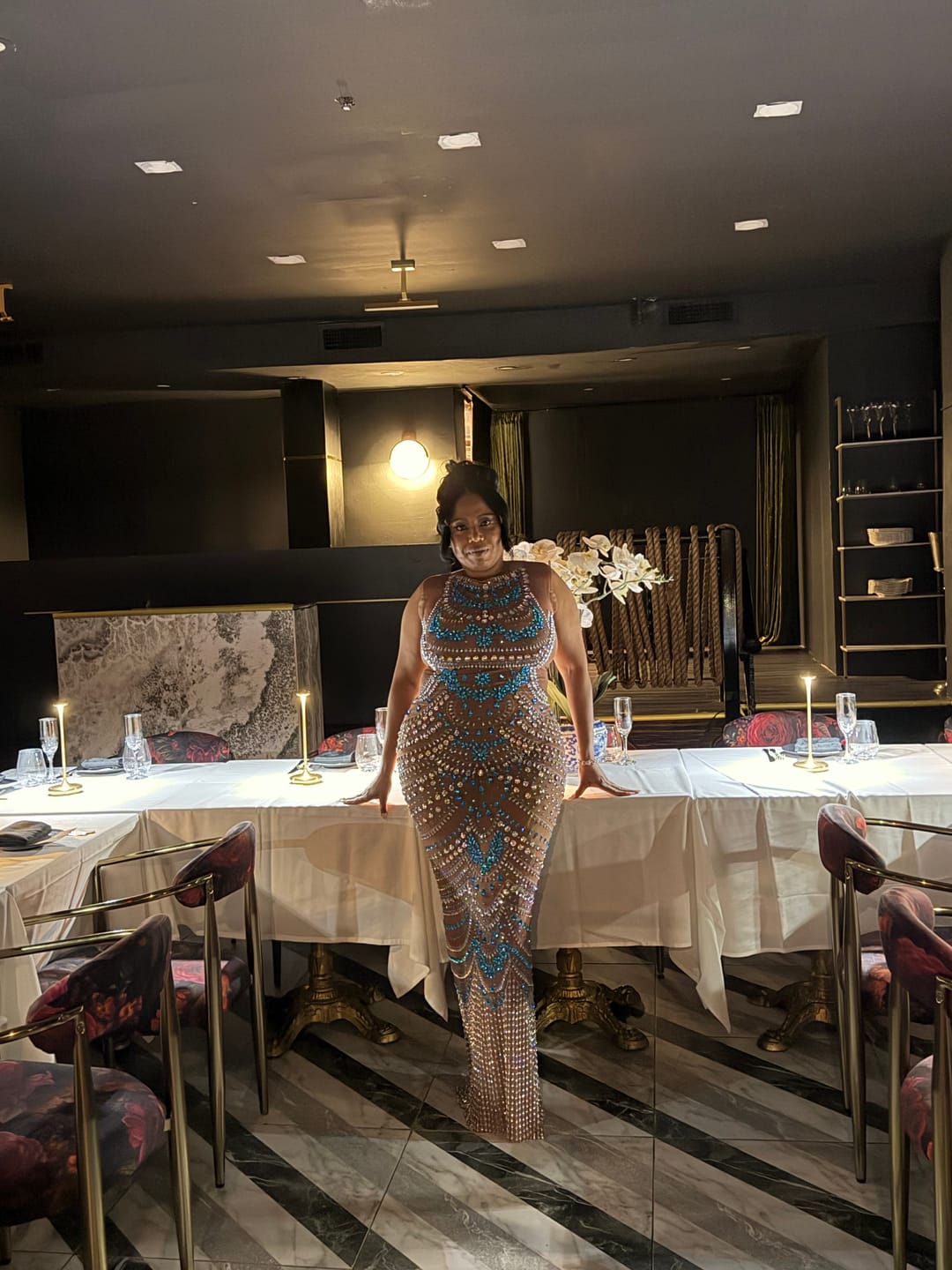 Customer photo review of Belen Maxi Dress (Ready To Ship)