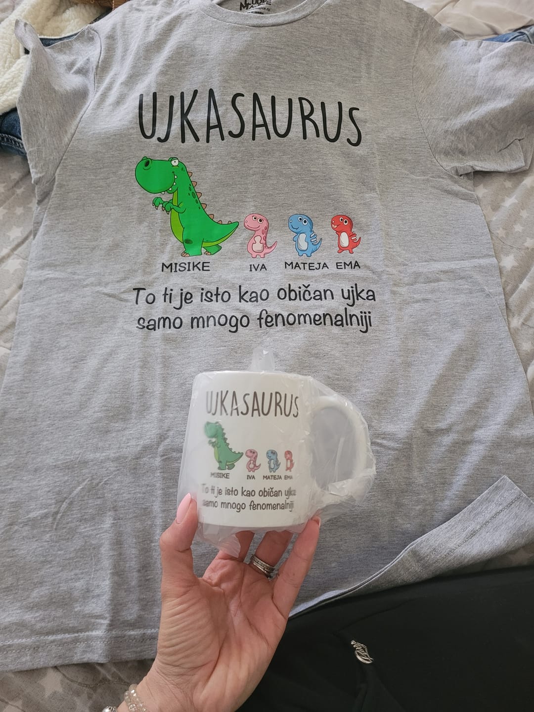 Customer photo review of Ujkasaurus šoljica