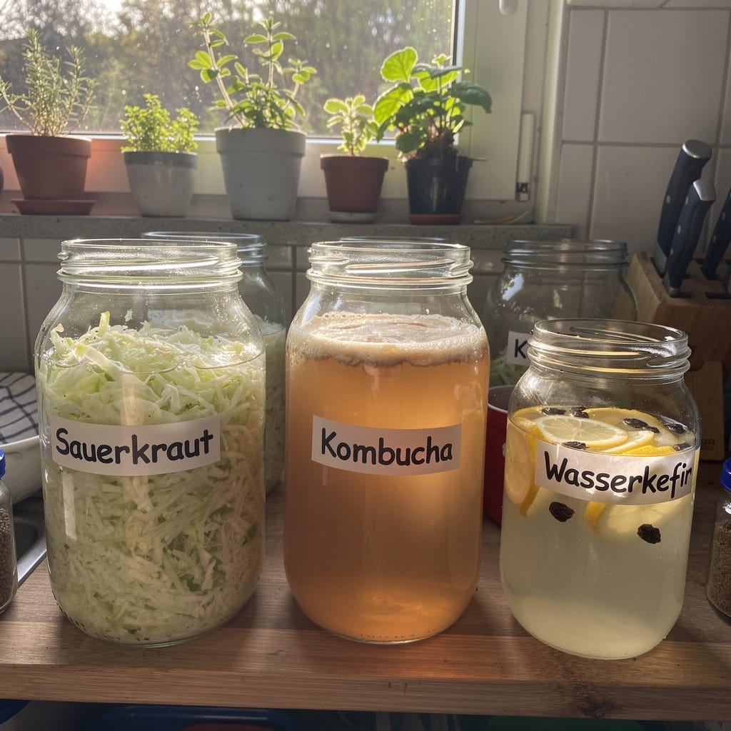 Customer photo review of Entdecker-Set (Sauerteig + Kombucha + Milchkefir)
