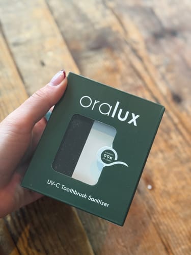 Customer photo review of Oralux UV Toothbrush Sanitizer