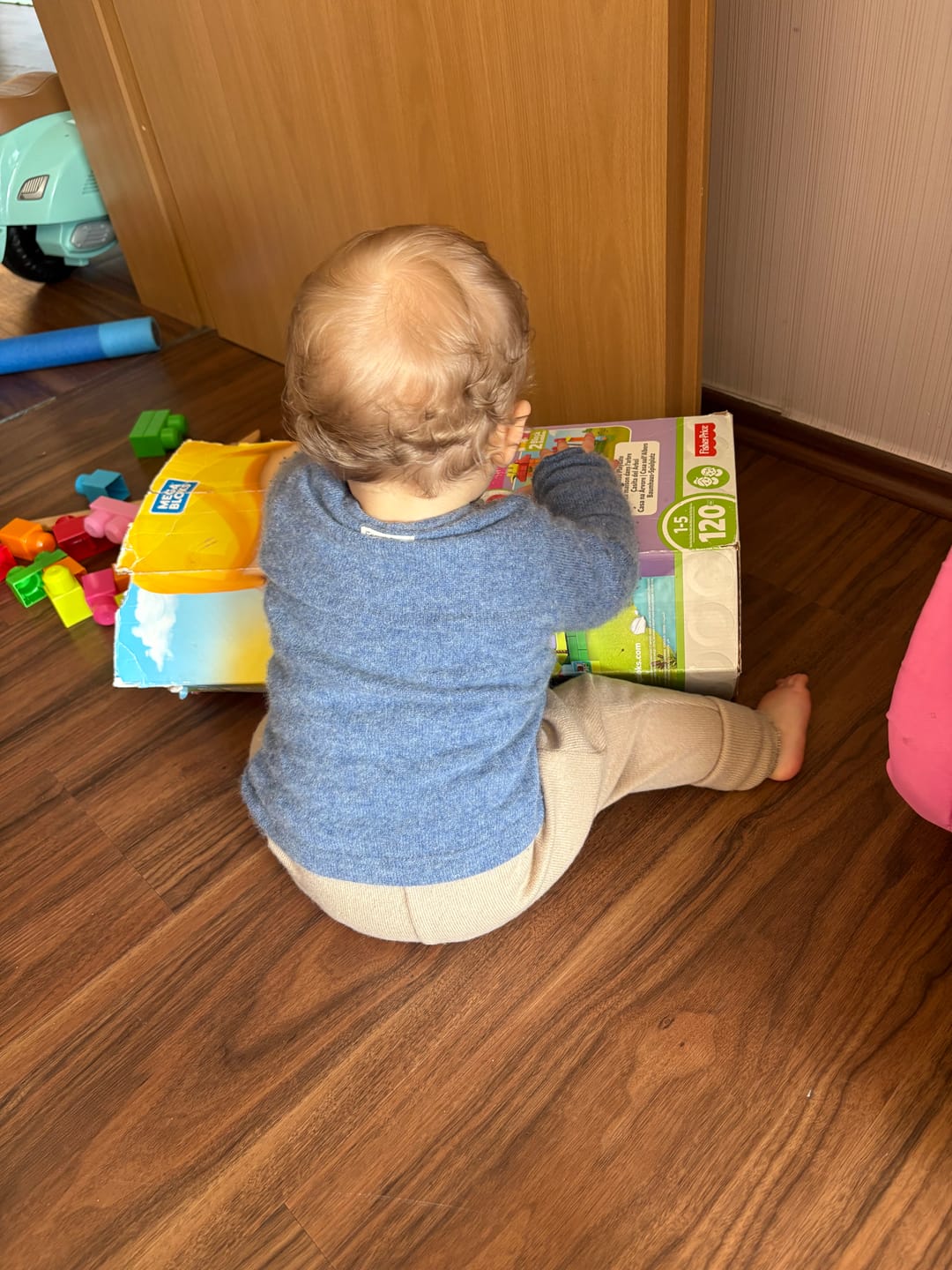 Customer photo review of Kaschmir Baby Longsleeve Blau