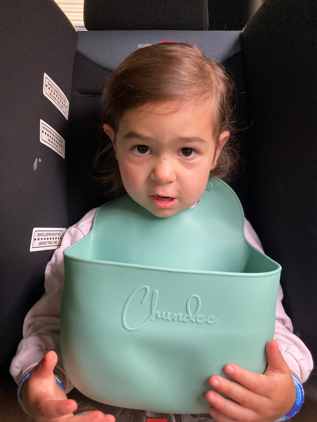 Customer photo review of Green Chundee Bib