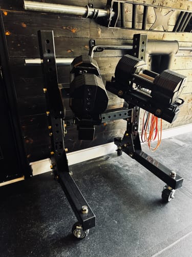 Customer photo review of Clydesdale Dumbbell Stand