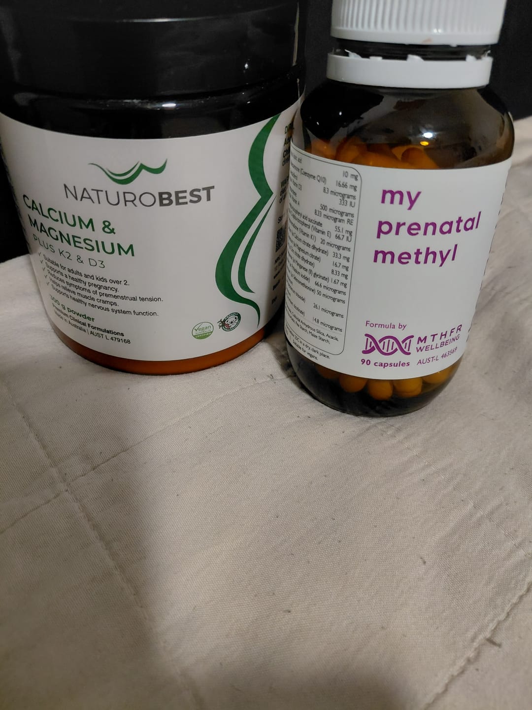 Customer photo review of NaturoBest Calcium & Magnesium Plus K2 & D3 300g