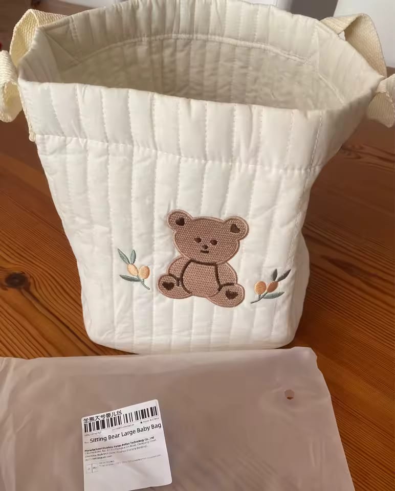 Customer photo review of Baby Bear Storage Basket