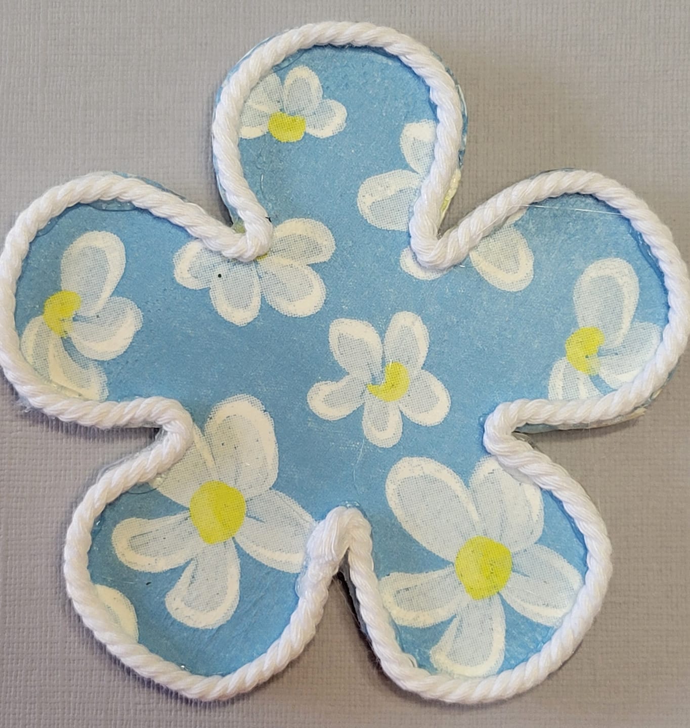Customer photo review of Unfinished Wood Flower Shape - Spring - Craft - up to 46" DIY