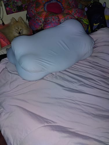 Customer photo review of Cloud Cooling Pillow Case